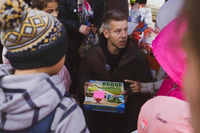 a TISZA Párt jótékonysági akciója