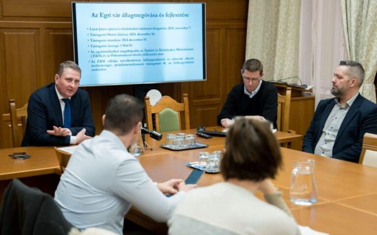 Folytatódik a vár állagmegóvása és fejlesztése Egerben