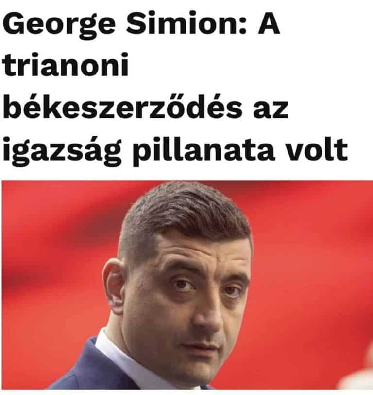 a magyar sírokon ugráló, székelykaput rongáló George Simion
