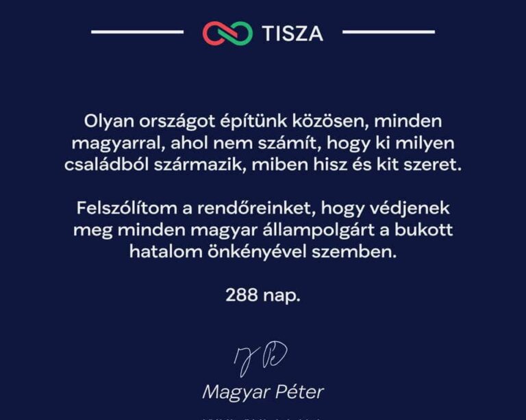 Magyar Péter üzent Orbán Viktornak a Pride kapcsán: „Nem a megosztás, hanem az egység a feladat”