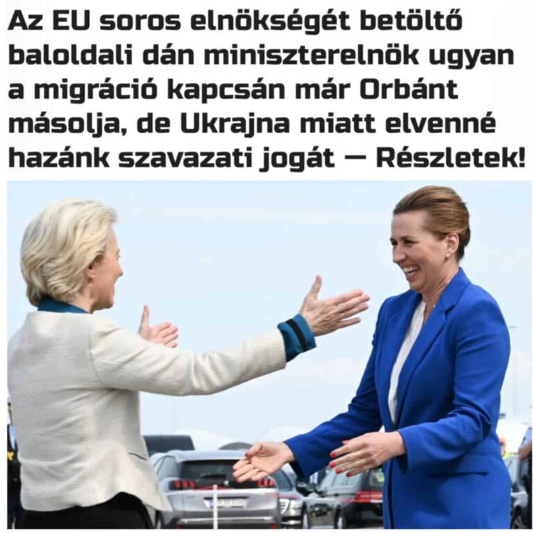 Deák Dániel szerint Dánia miniszterelnöke hazánk szavazati jogát is elvenné – öt pontban mutatja meg, miért veszélyes Mette Frederiksen terve