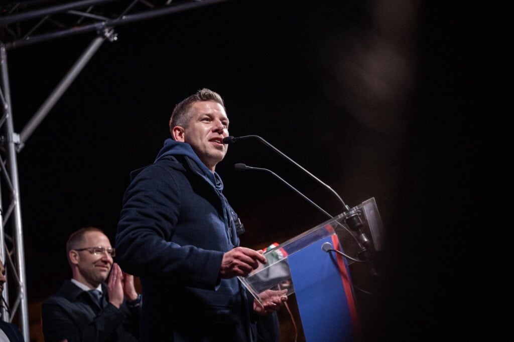 Magyar Péter Egerben: Mind a 106 választókerületben komoly győzelmi eséllyel indulunk